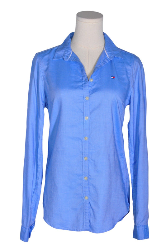 TOMMY HILFIGER Women Button Down Tops Regular fit in Blue - 6 - Velora