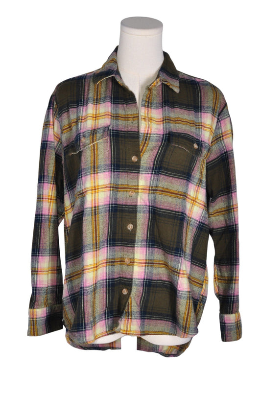 OLD NAVY Women Button Down Tops Regular fit in Brown - S - Velora