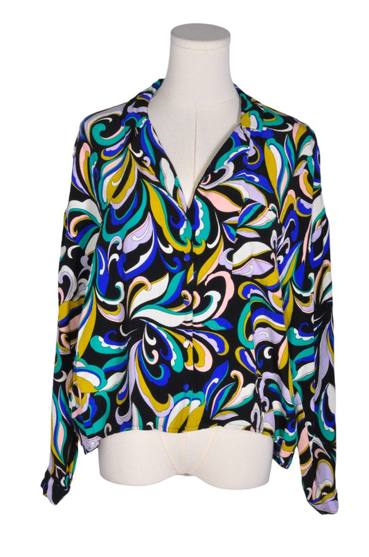 PROMOD Women Button Down Tops Regular fit in Blue - M - Velora
