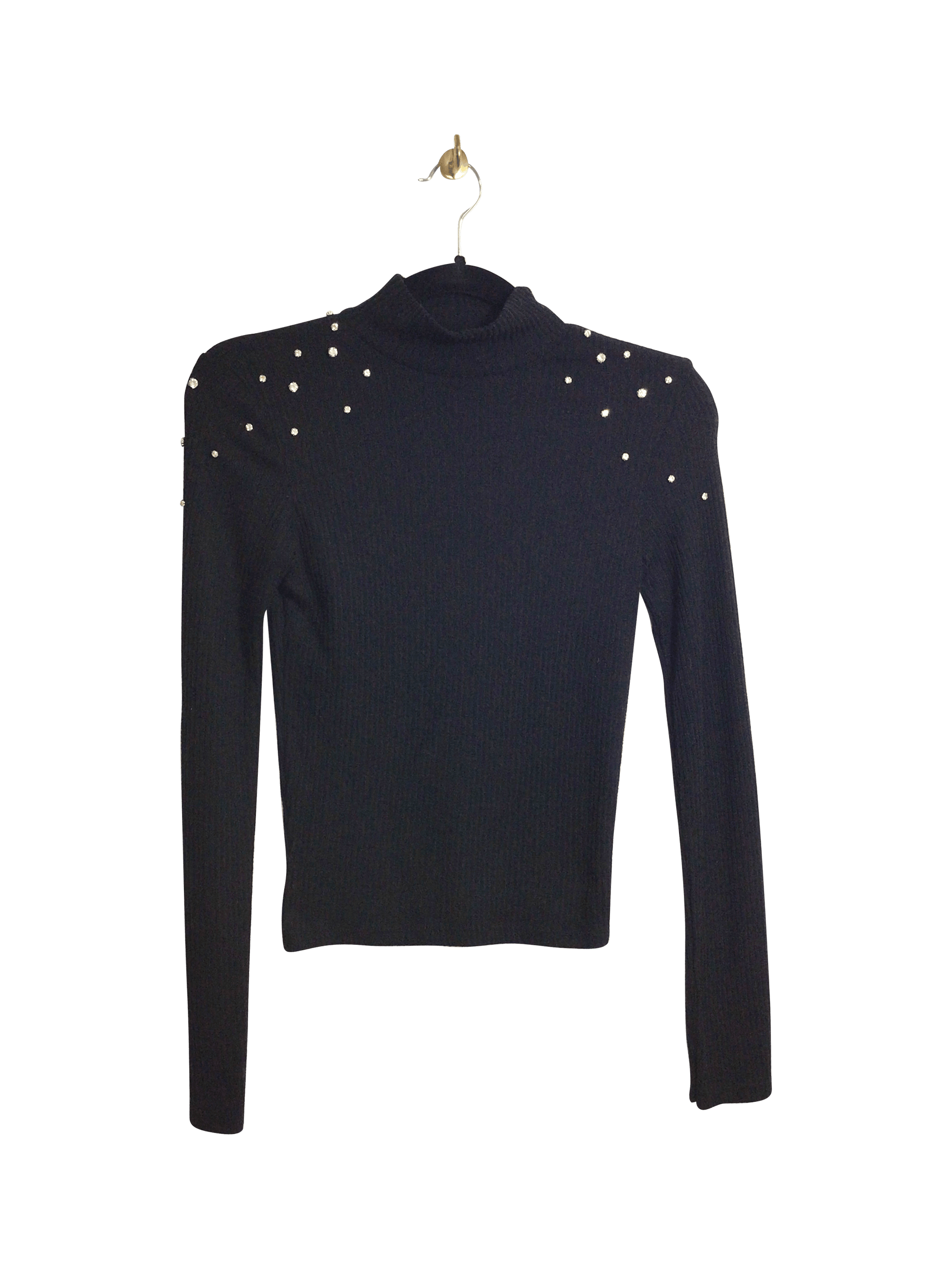 H&M Women Turtleneck Tops Regular fit in Black - S - Velora