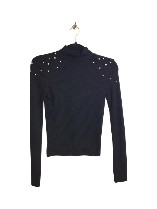 H&M Women Turtleneck Tops Regular fit in Black - S - Velora