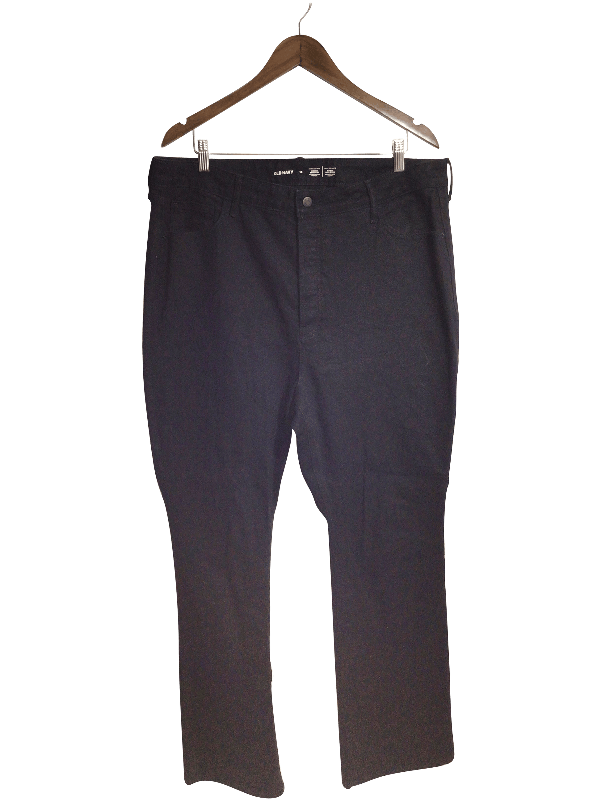 OLD NAVY Women Straight-Legged Jeans Regular fit in Black - 18 - Velora