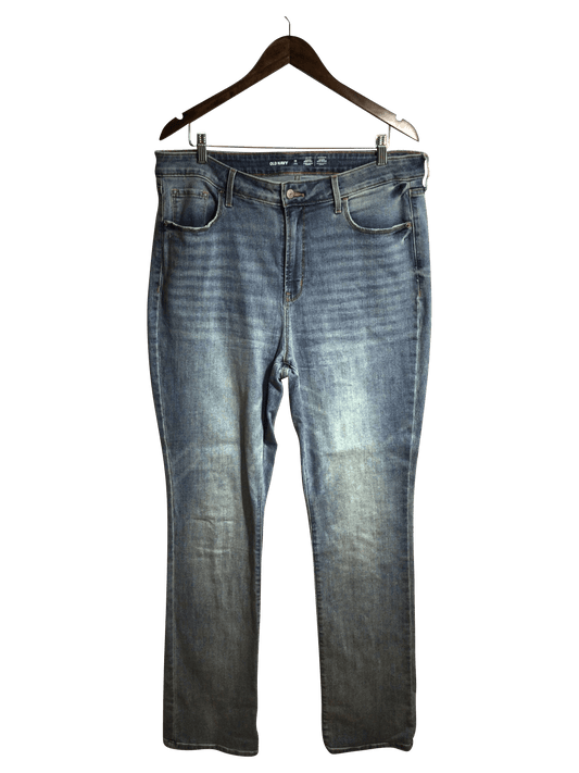 OLD NAVY Women Straight-Legged Jeans Regular fit in Blue - 16 - Velora