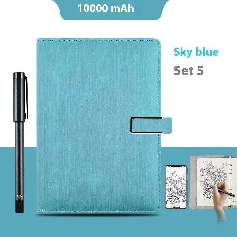 Handwriting Paper Screen Synchronization Smart Fingerprint Lock A5 Notebook - Velora