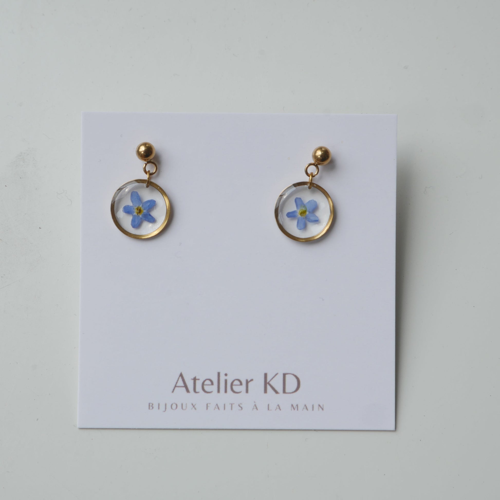 Boucles d’oreilles Mia - petit ronds (12 mm) - Velora