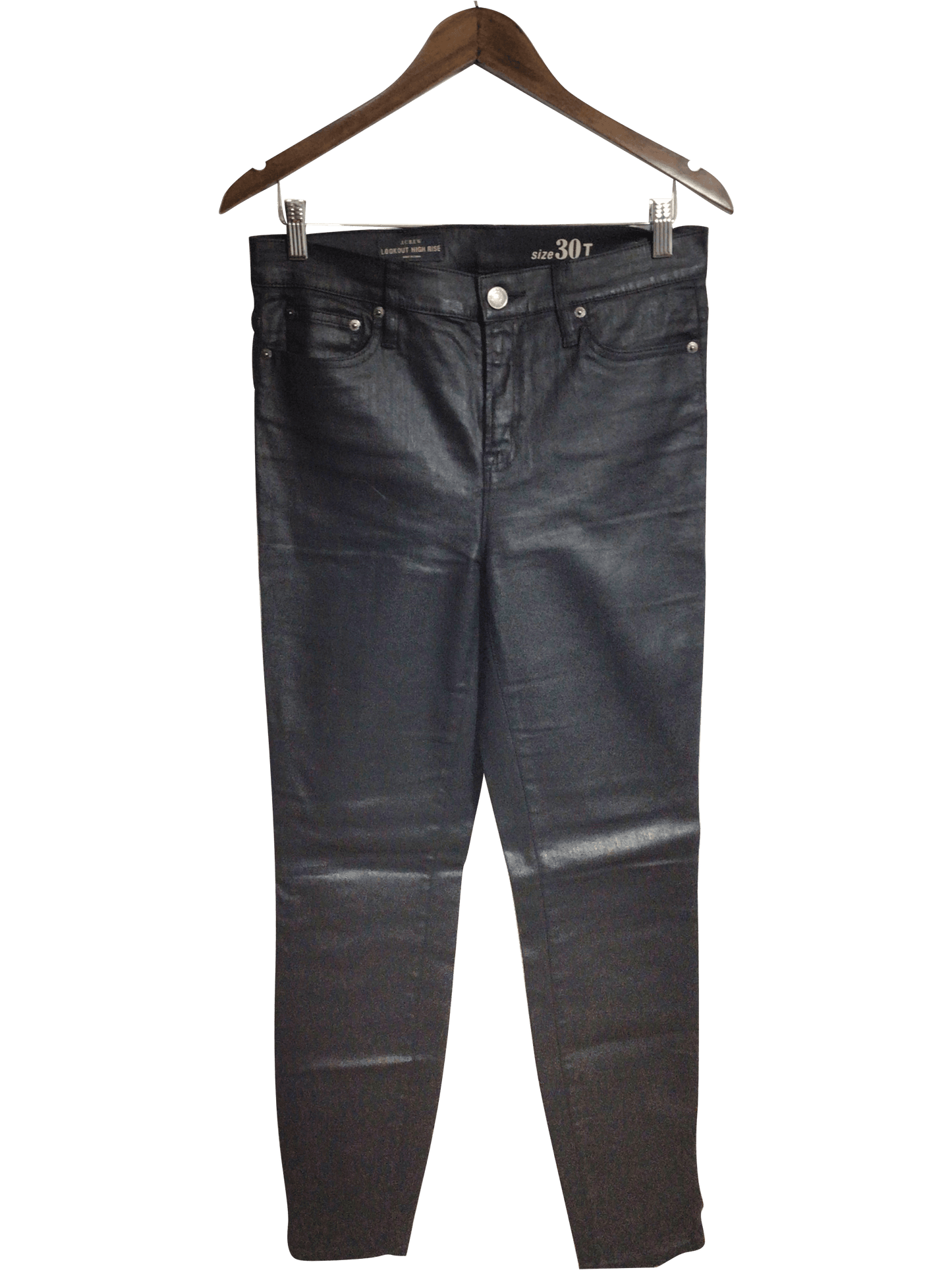 J. CREW Women Work Pants Regular fit in Black - 30 - Velora