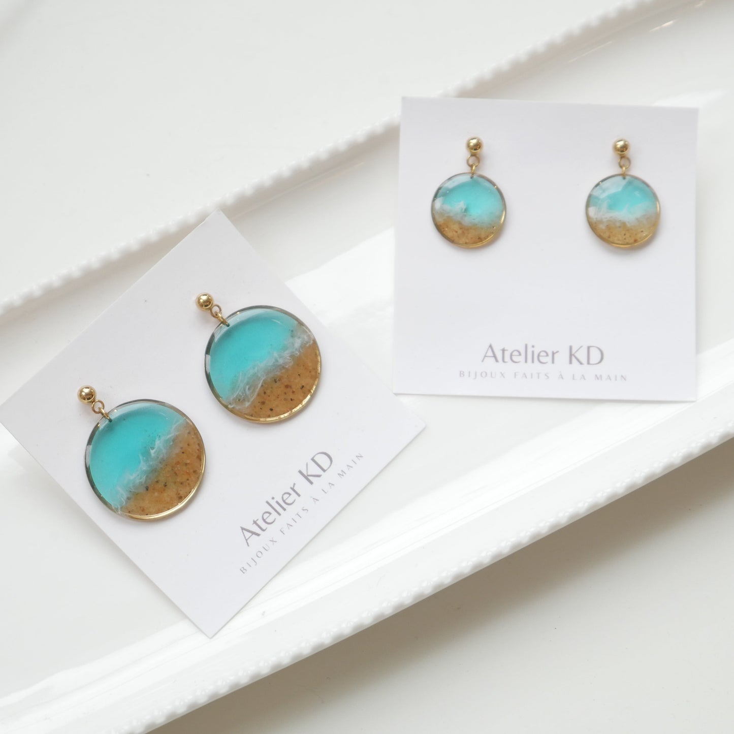 Boucles d'oreilles Tulum - rond - Velora