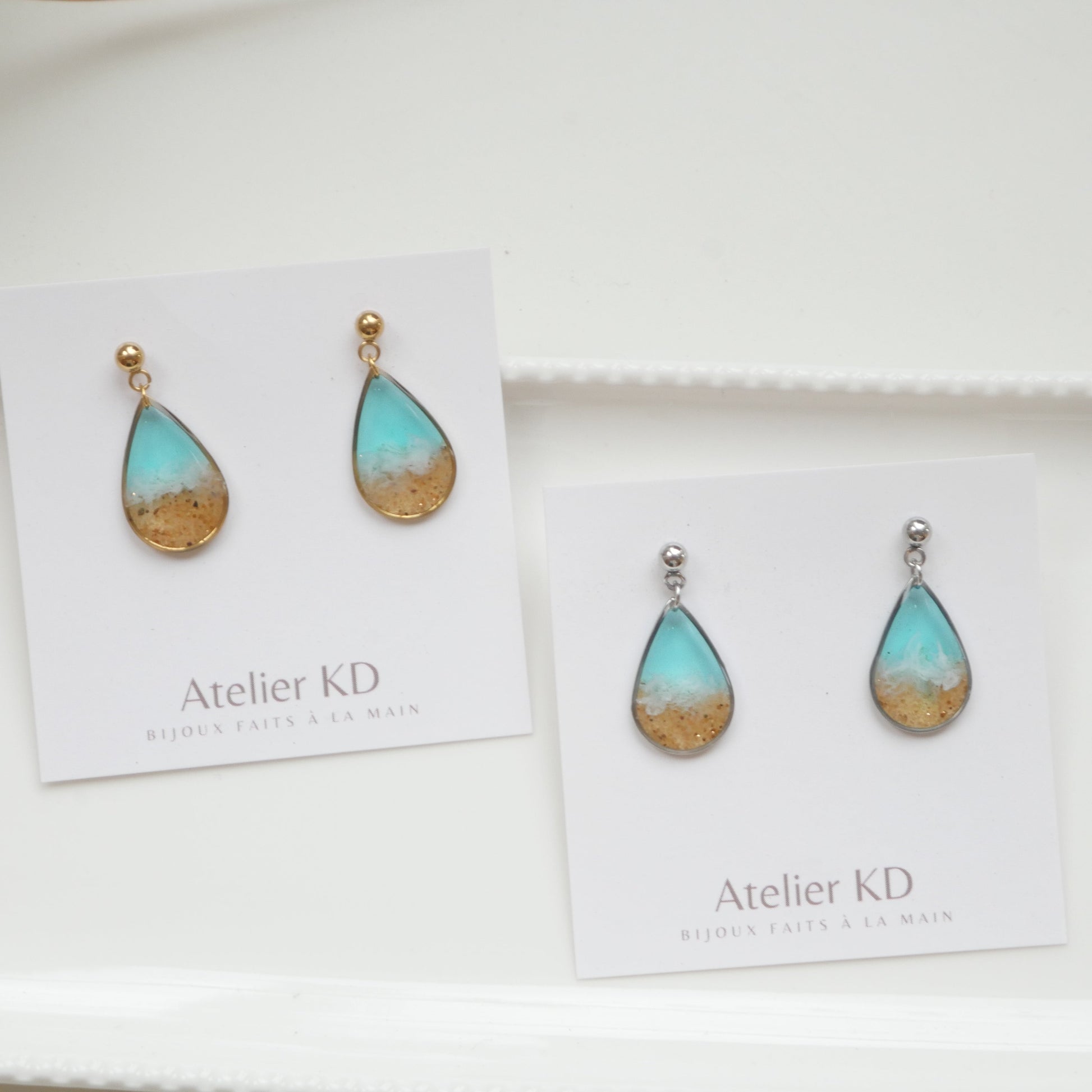 Boucles d'oreilles Tulum- goute - Velora