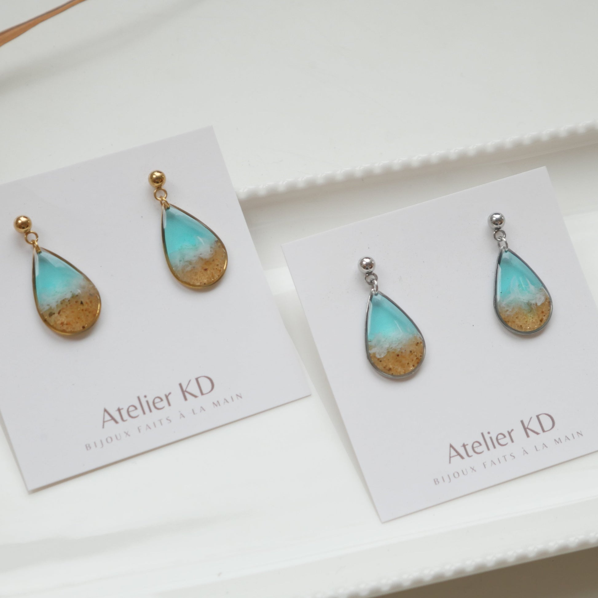 Boucles d'oreilles Tulum- goute - Velora