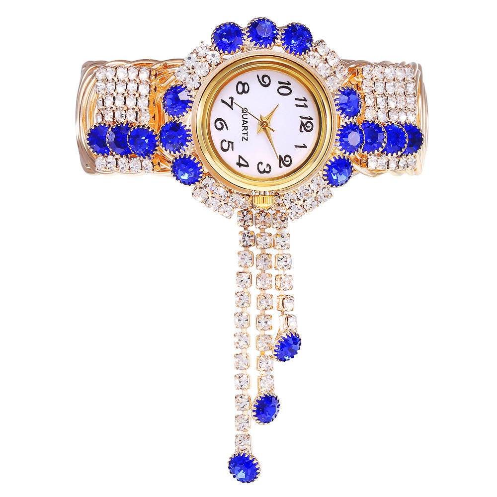 Ladies Fashion Rhinestone Bracelet Watch - Quartz - Velora