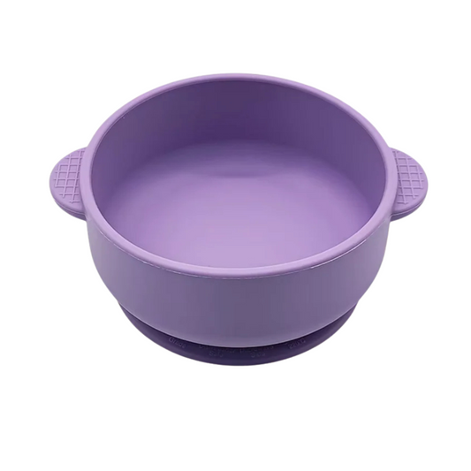 Purple - Silicone Suction Bowl - Velora