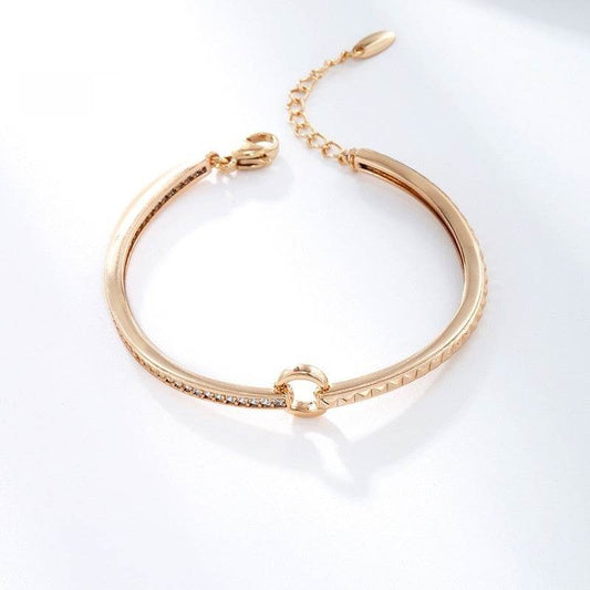 Women's Alloy Bracelet Niche Design Fashion Stitching Bracelet - Velora