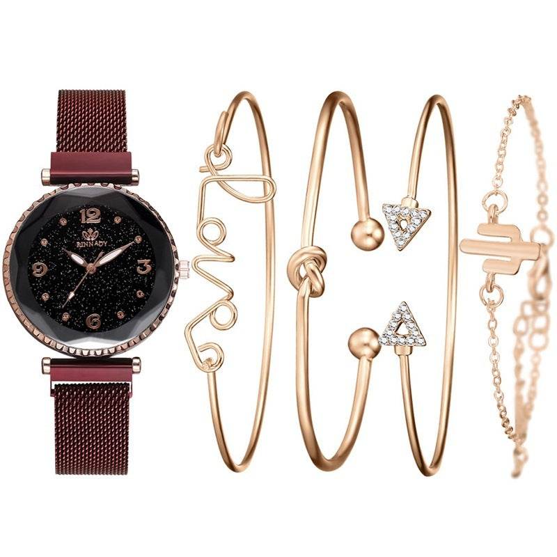 Fashion women's quartz watch bracelet bracelet set - Velora