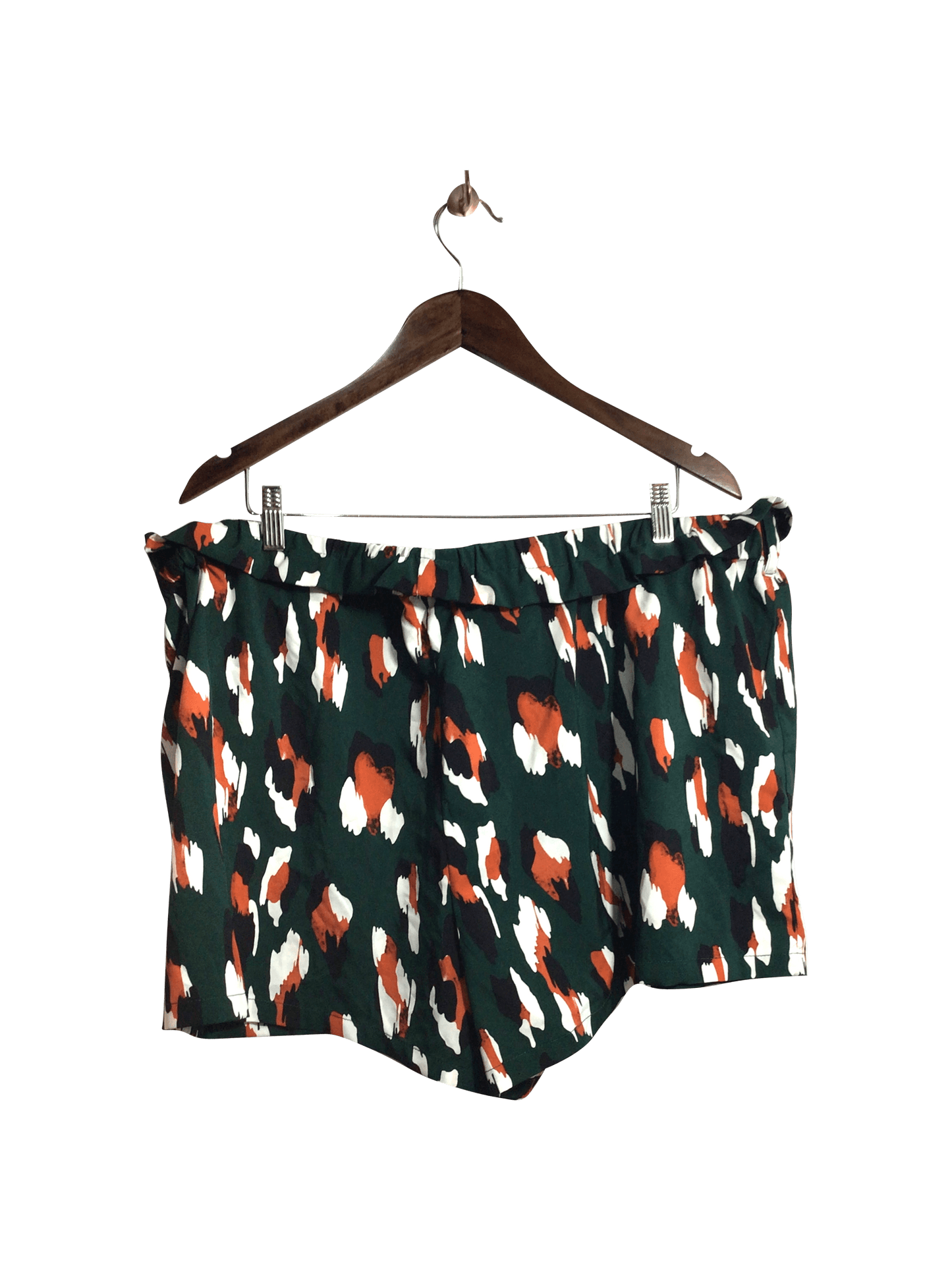 SHEIN Women Classic Shorts Regular fit in Green - 4XL - Velora