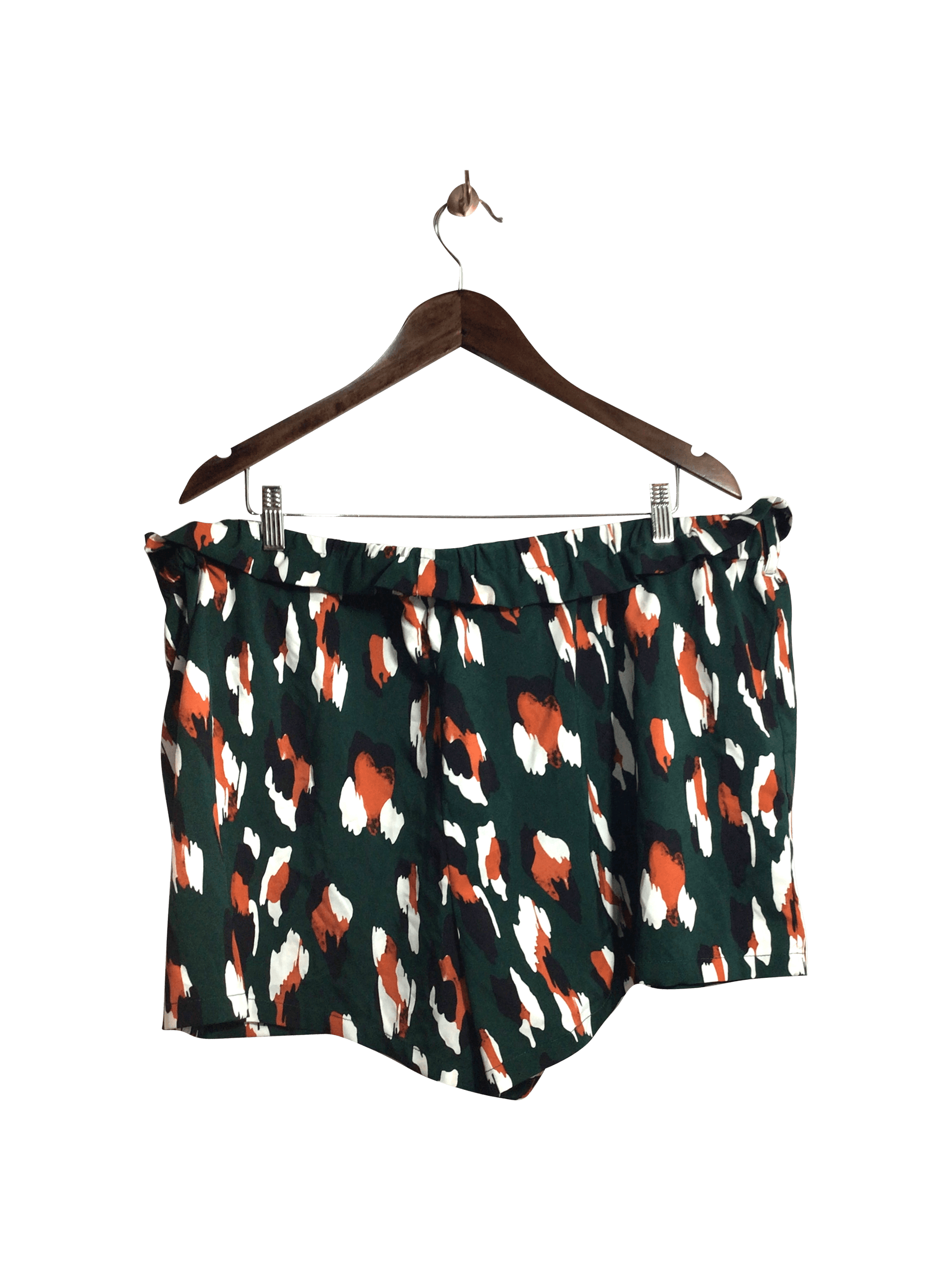 SHEIN Women Classic Shorts Regular fit in Green - 4XL - Velora