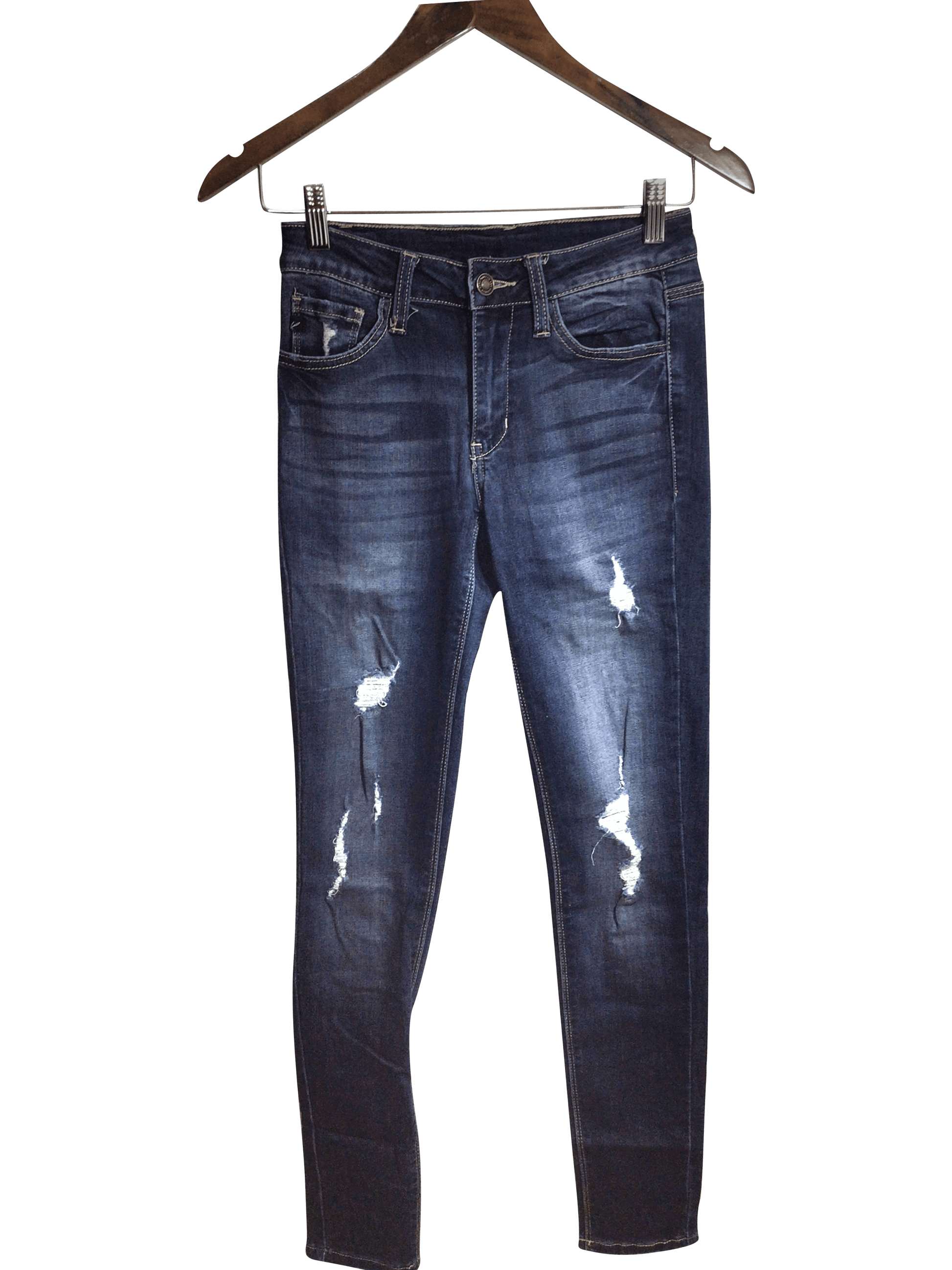 UNBRANDED Women Straight-Legged Jeans Regular fit in Blue - 24 - Velora