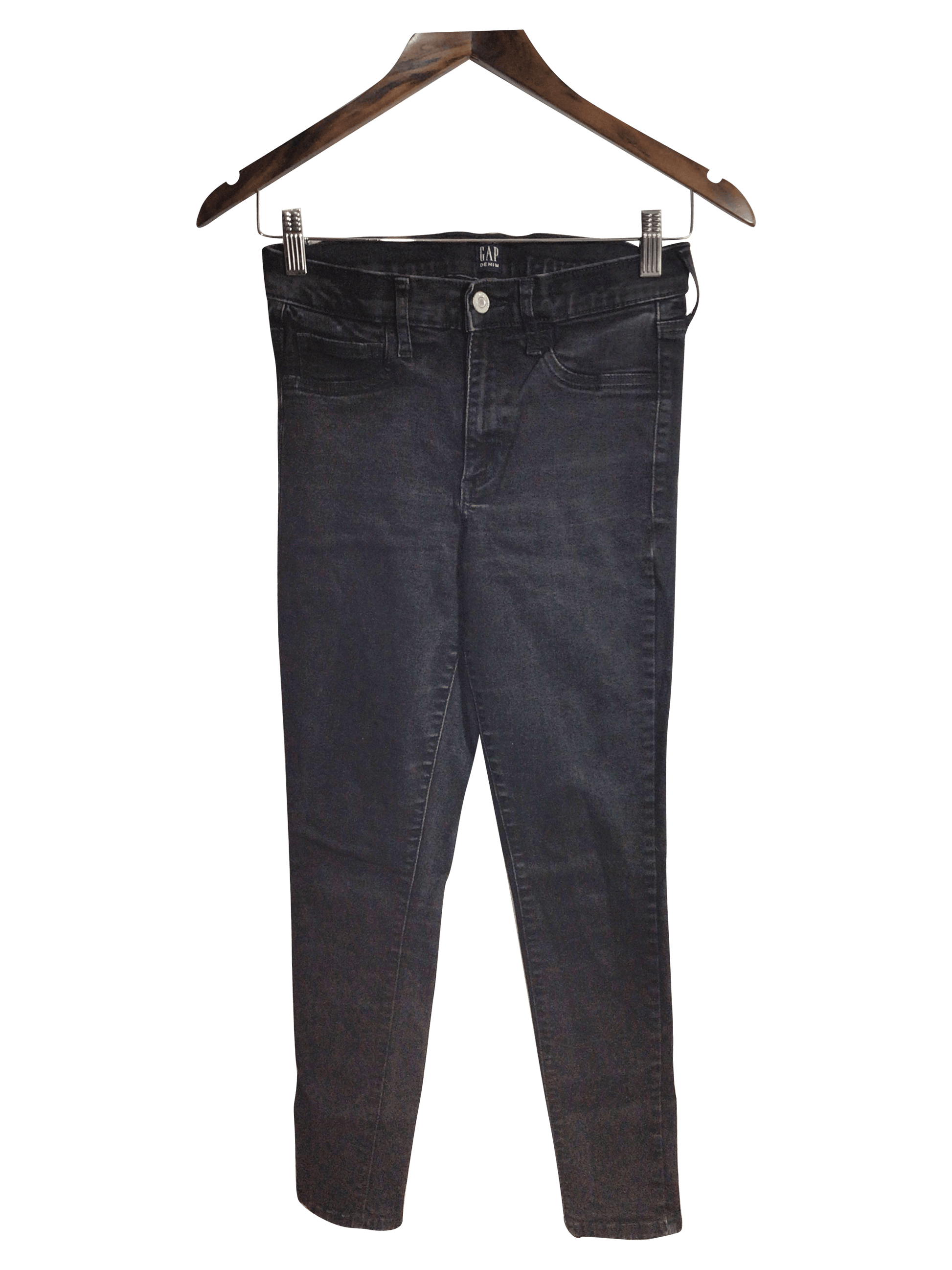 GAP Women Straight-Legged Jeans Regular fit in Black - 28 - Velora