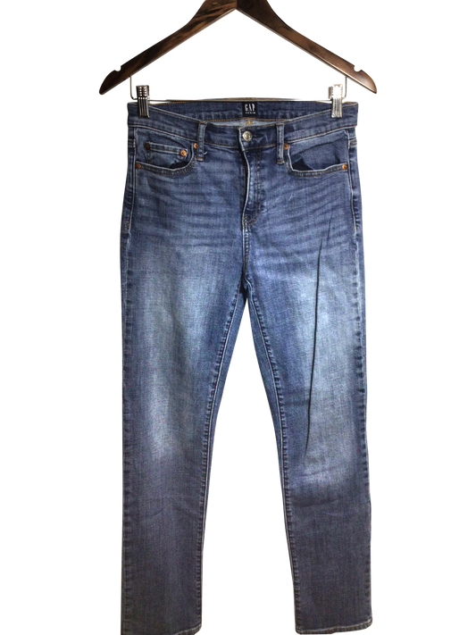 GAP Women Straight-Legged Jeans Regular fit in Blue - 28 - Velora