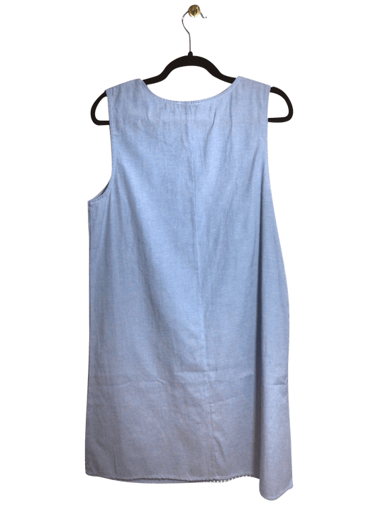SHEIN Women Midi Dresses Regular fit in Blue - L - Velora