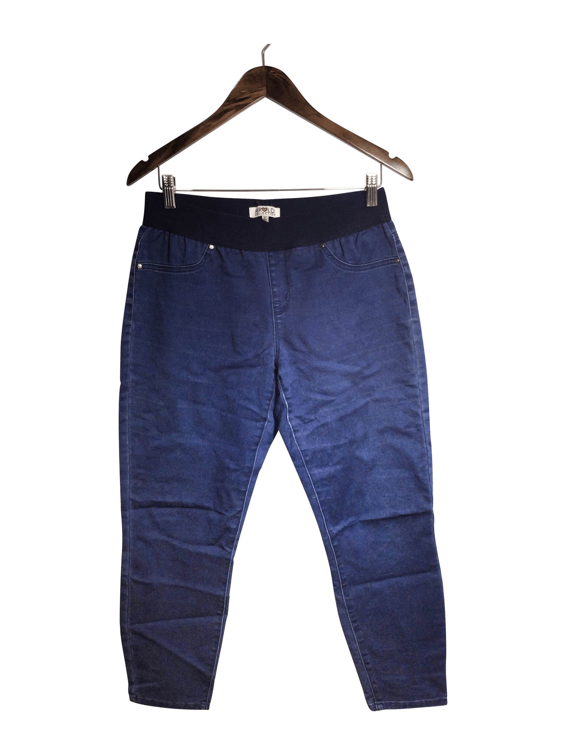 AIROLDI COLLECTION Women Straight-Legged Jeans Regular fit in Blue - 10 - Velora