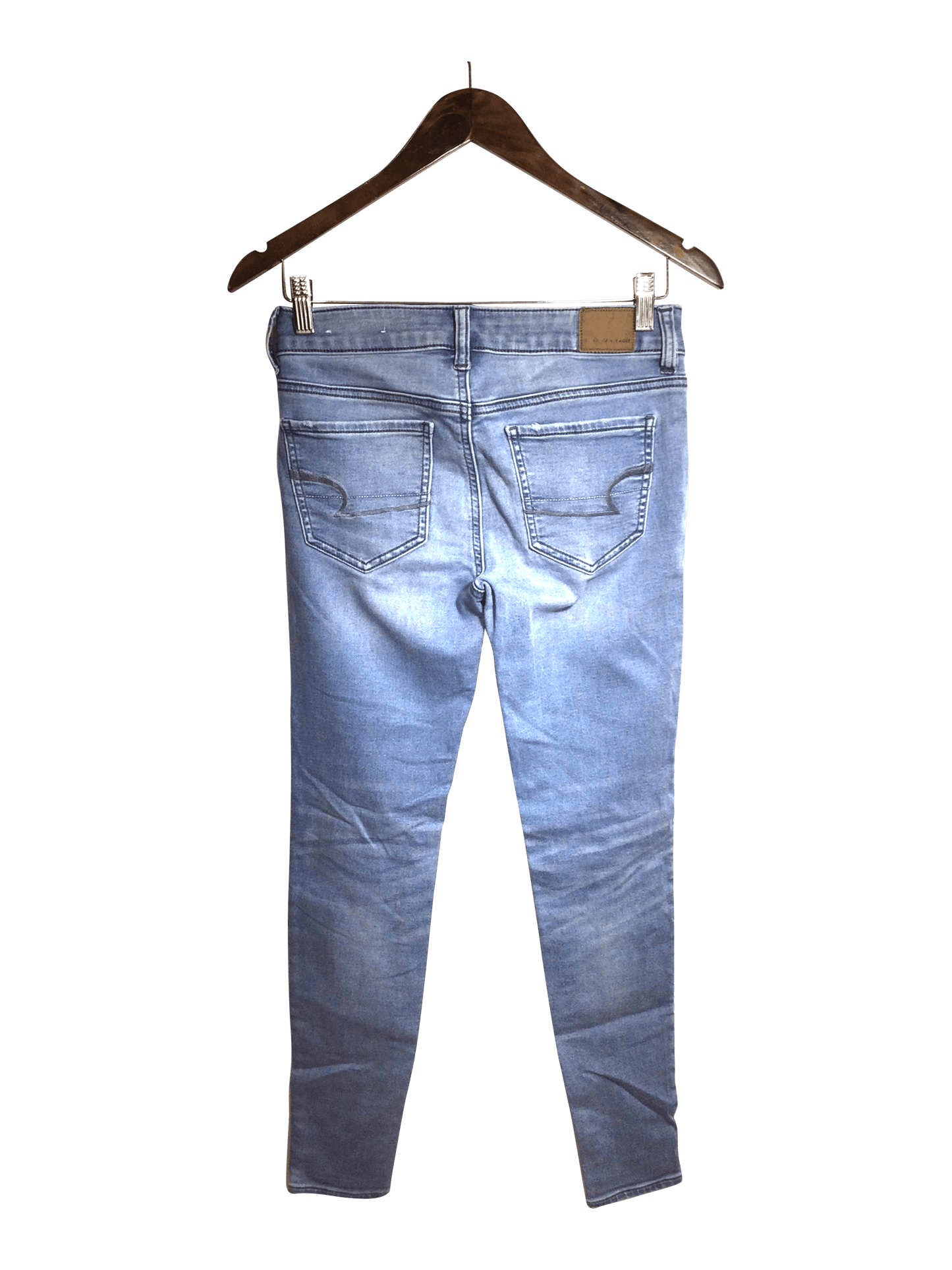 AMERICAN EAGLE Women Straight-Legged Jeans Regular fit in Blue - 4 - Velora