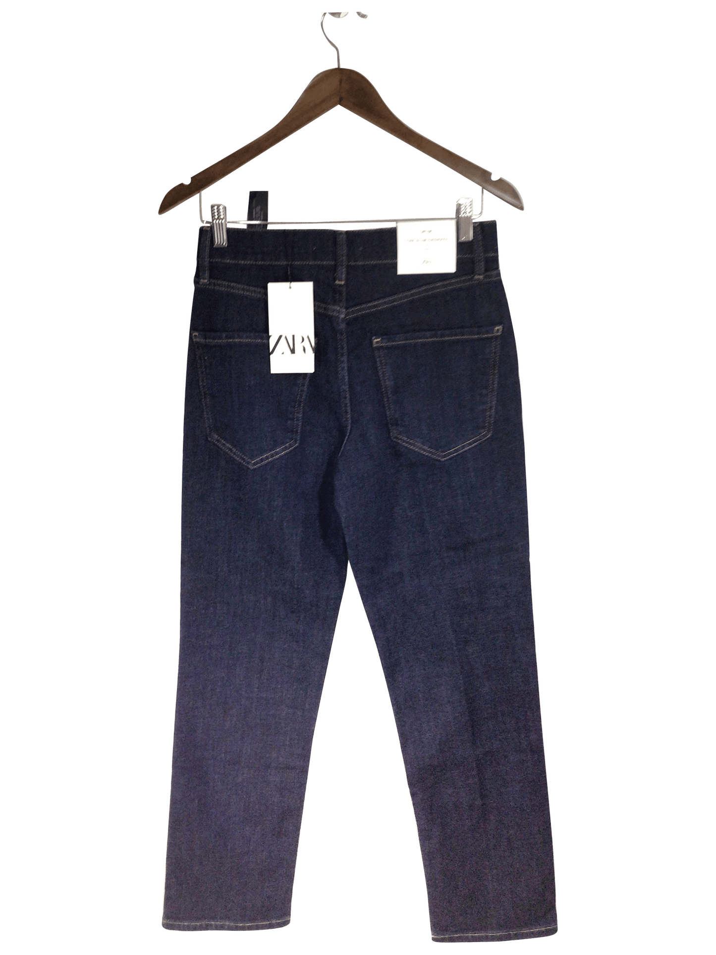 ZARA Women Straight-Legged Jeans Regular fit in Blue - 36 - Velora