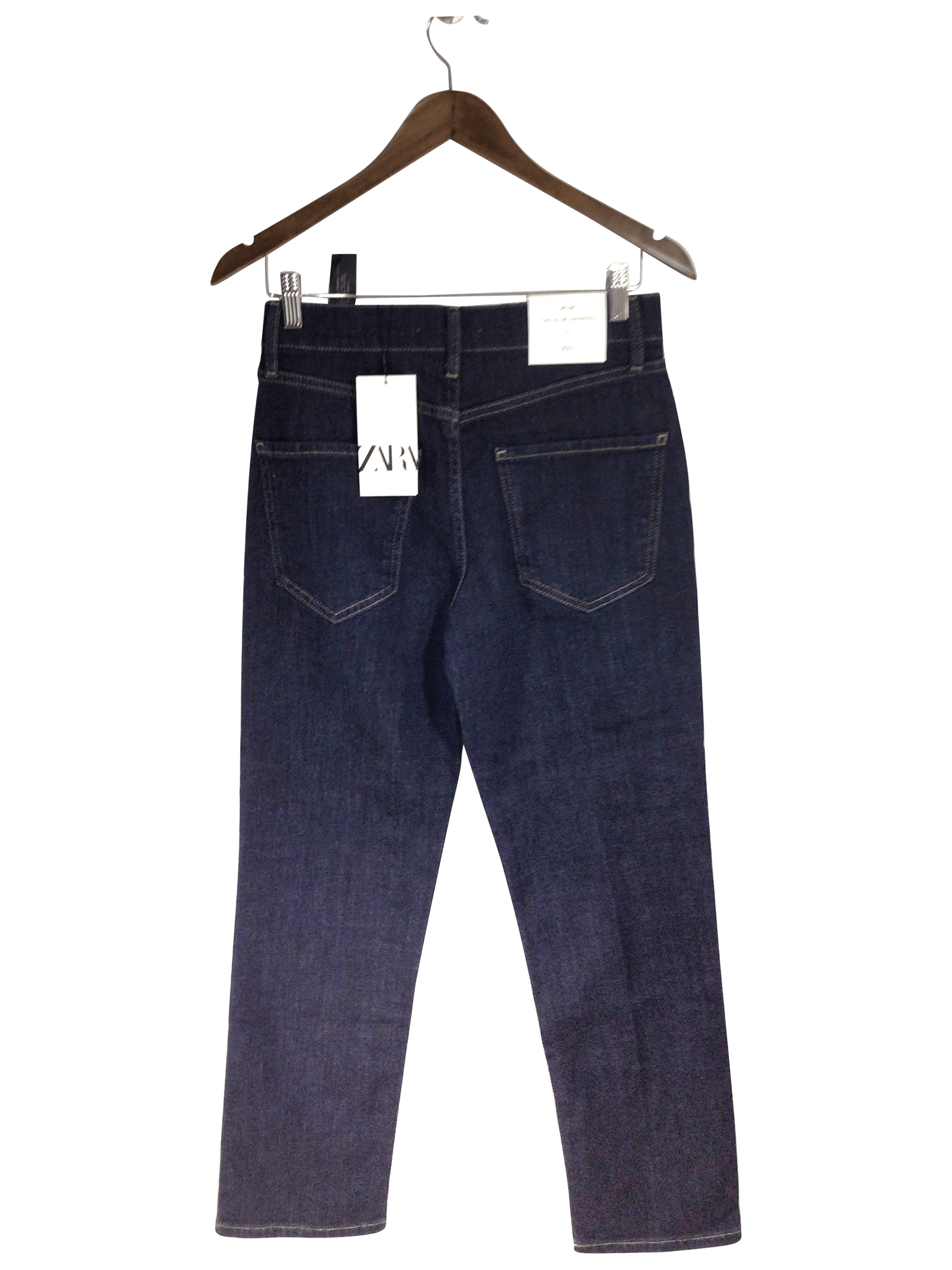 ZARA Women Straight-Legged Jeans Regular fit in Blue - 36 - Velora