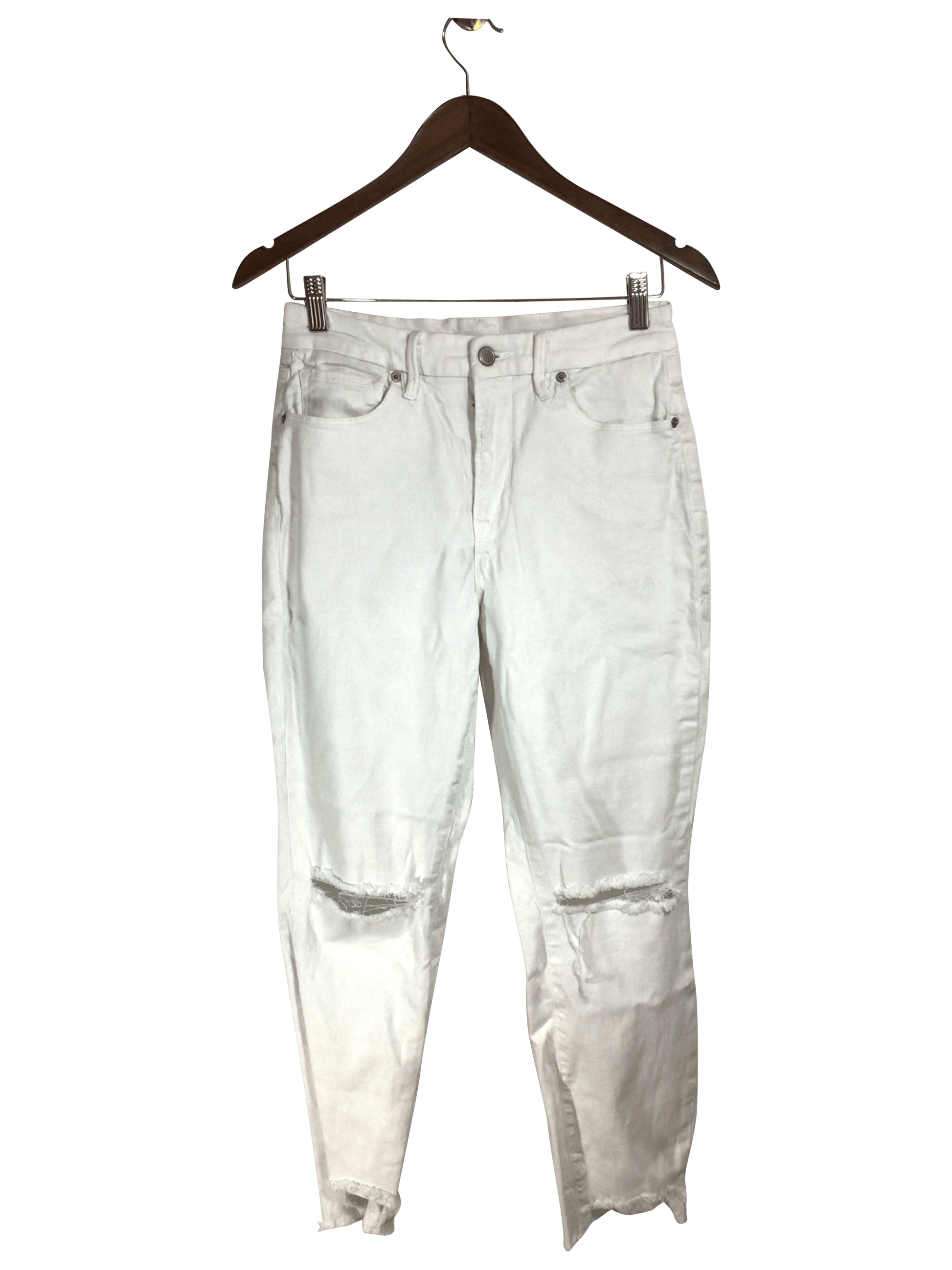 GOOD AMERICAN Women Straight-Legged Jeans Regular fit in White - 4 Koop