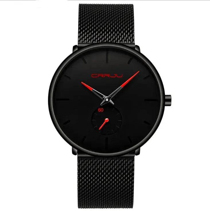 Simple ultra-thin watch round mesh belt watch - Velora