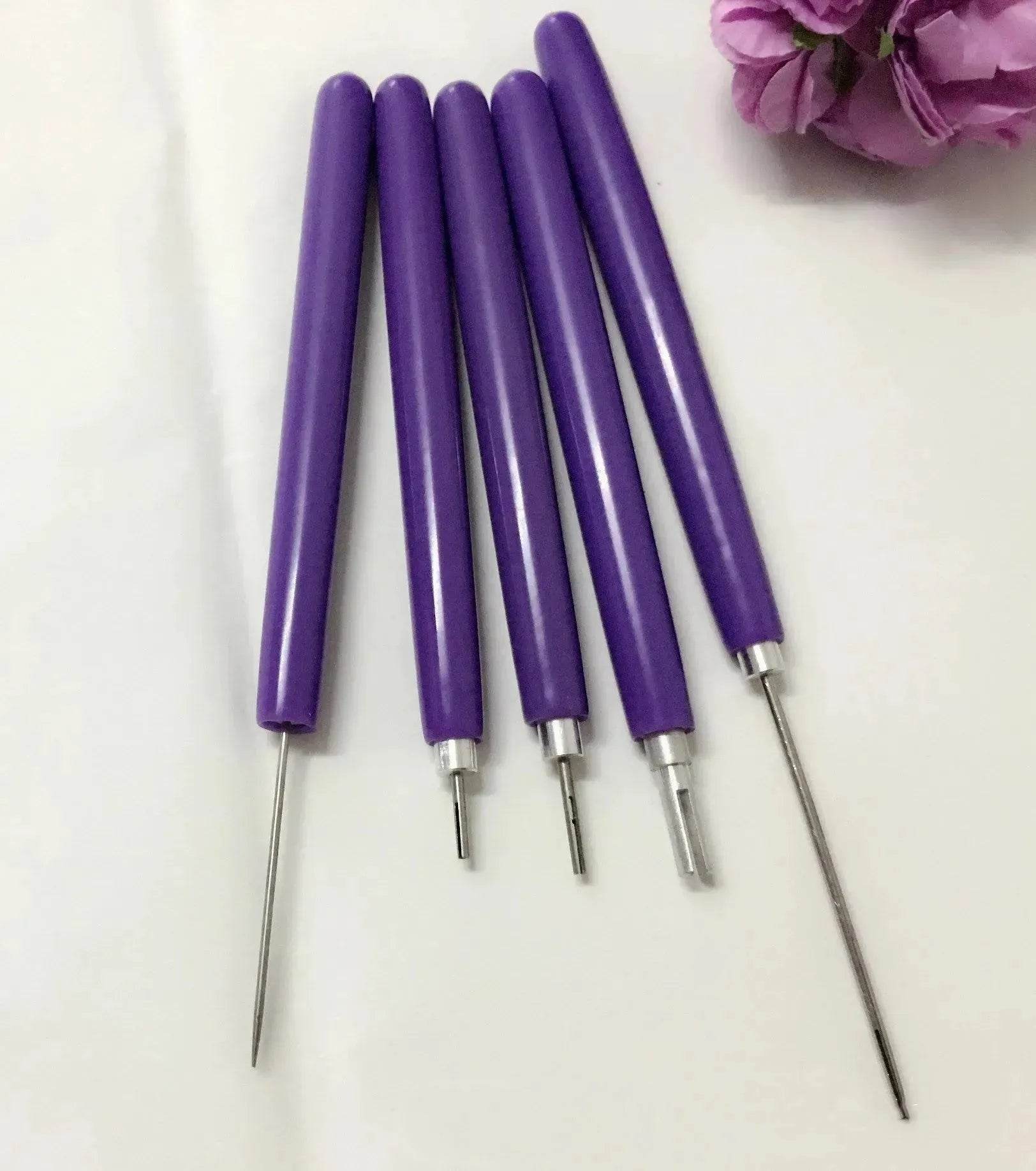 5PC Quilling Paper roller Long And Short Quilling Needle Roll Paper Pen - Velora