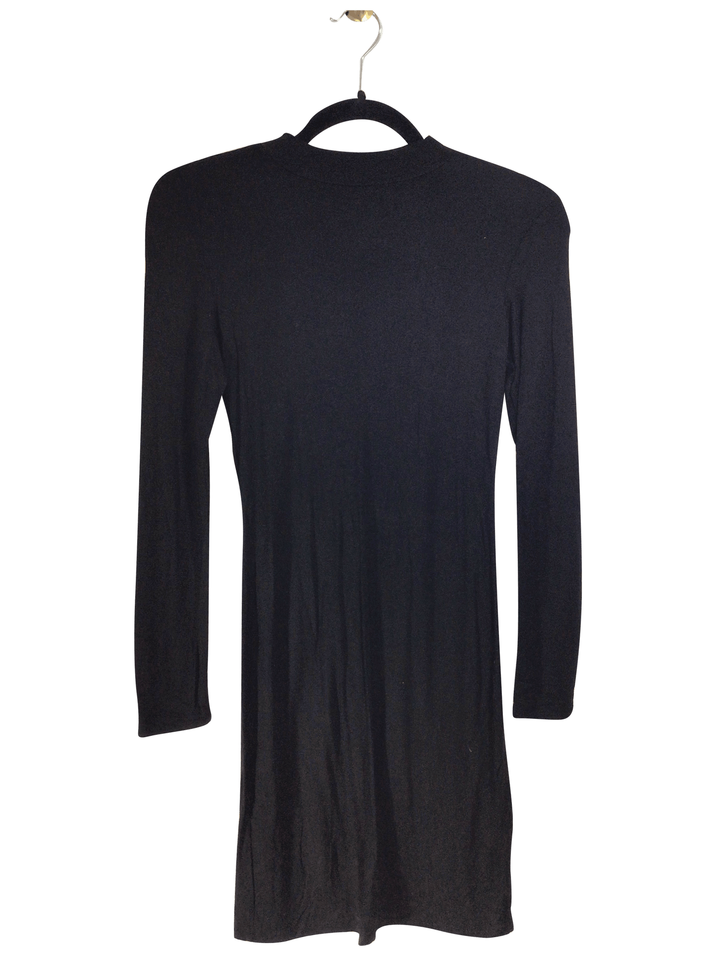 SHEIN Women Shirt Dresses Regular fit in Black - XS - Velora