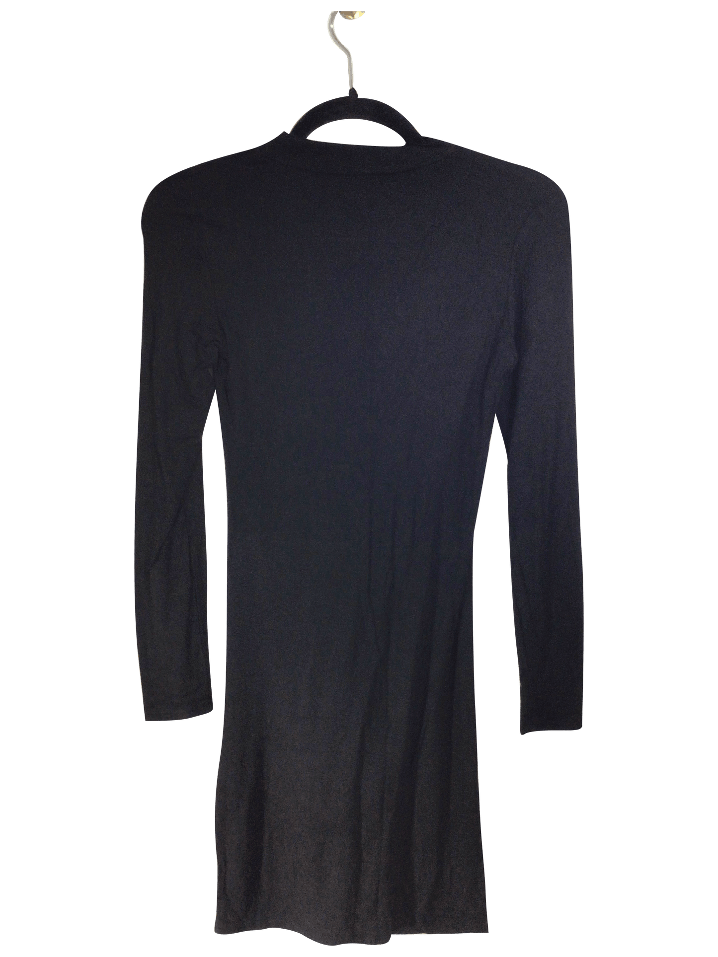 SHEIN Women Shirt Dresses Regular fit in Black - XS - Velora