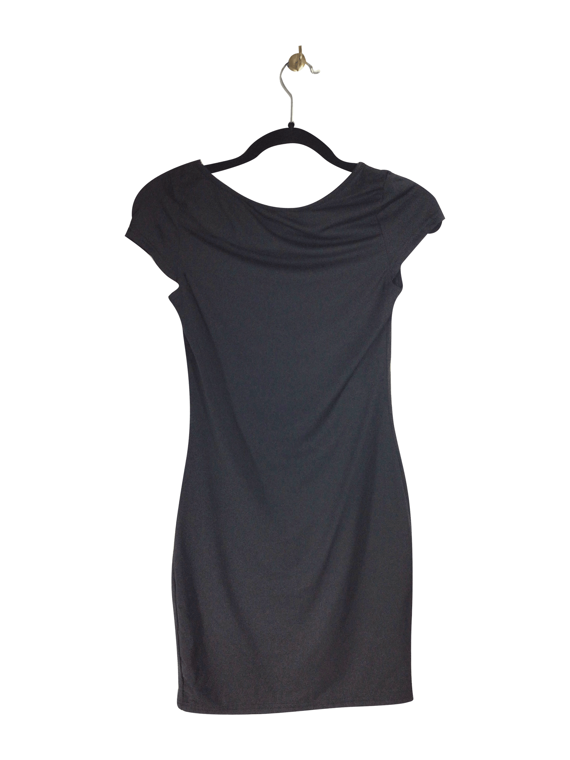 SHEIN Women Shift Dresses Regular fit in Black - XS - Velora