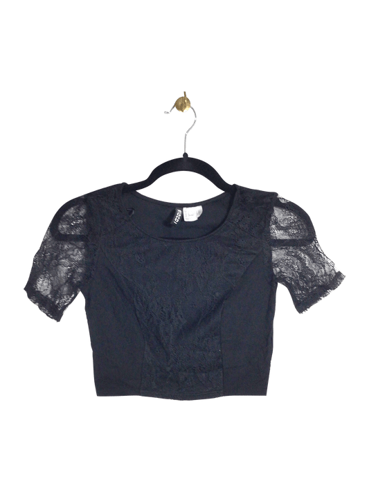 H&M Women Crop Tops Regular fit in Black - 2 - Velora