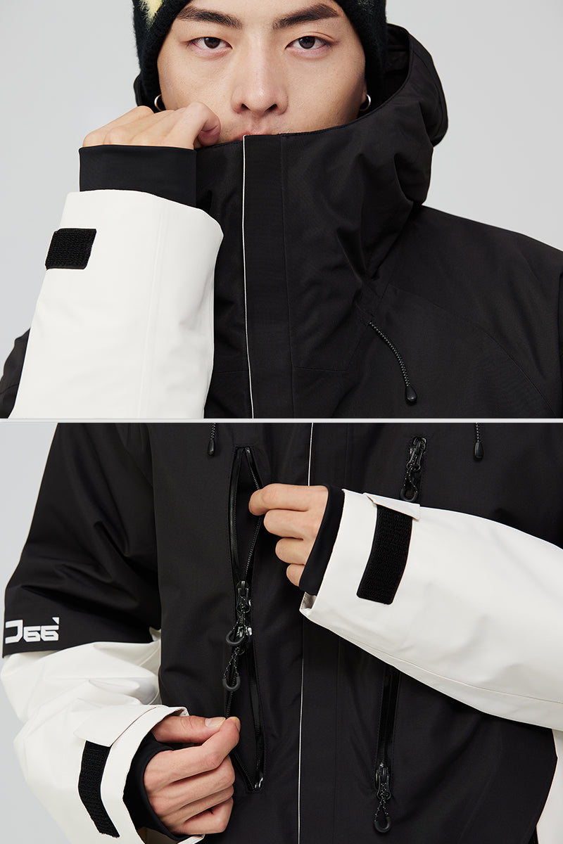 Brick Unisex Snowboard Jacket - Velora