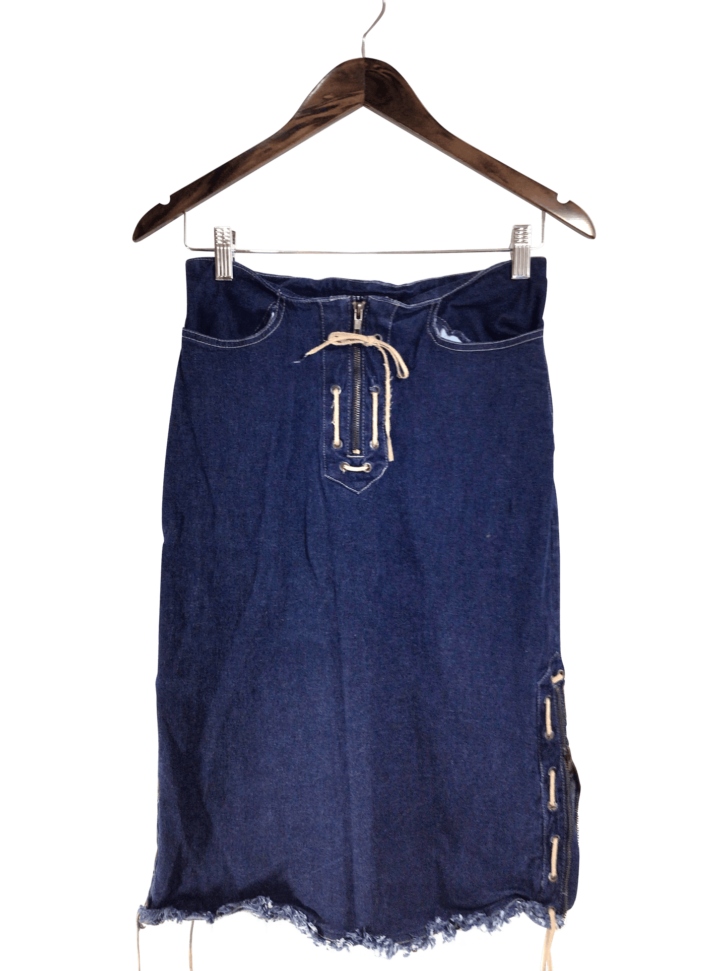 STARWEAR Women Denim Skirts Regular fit in Blue - 6 - Velora