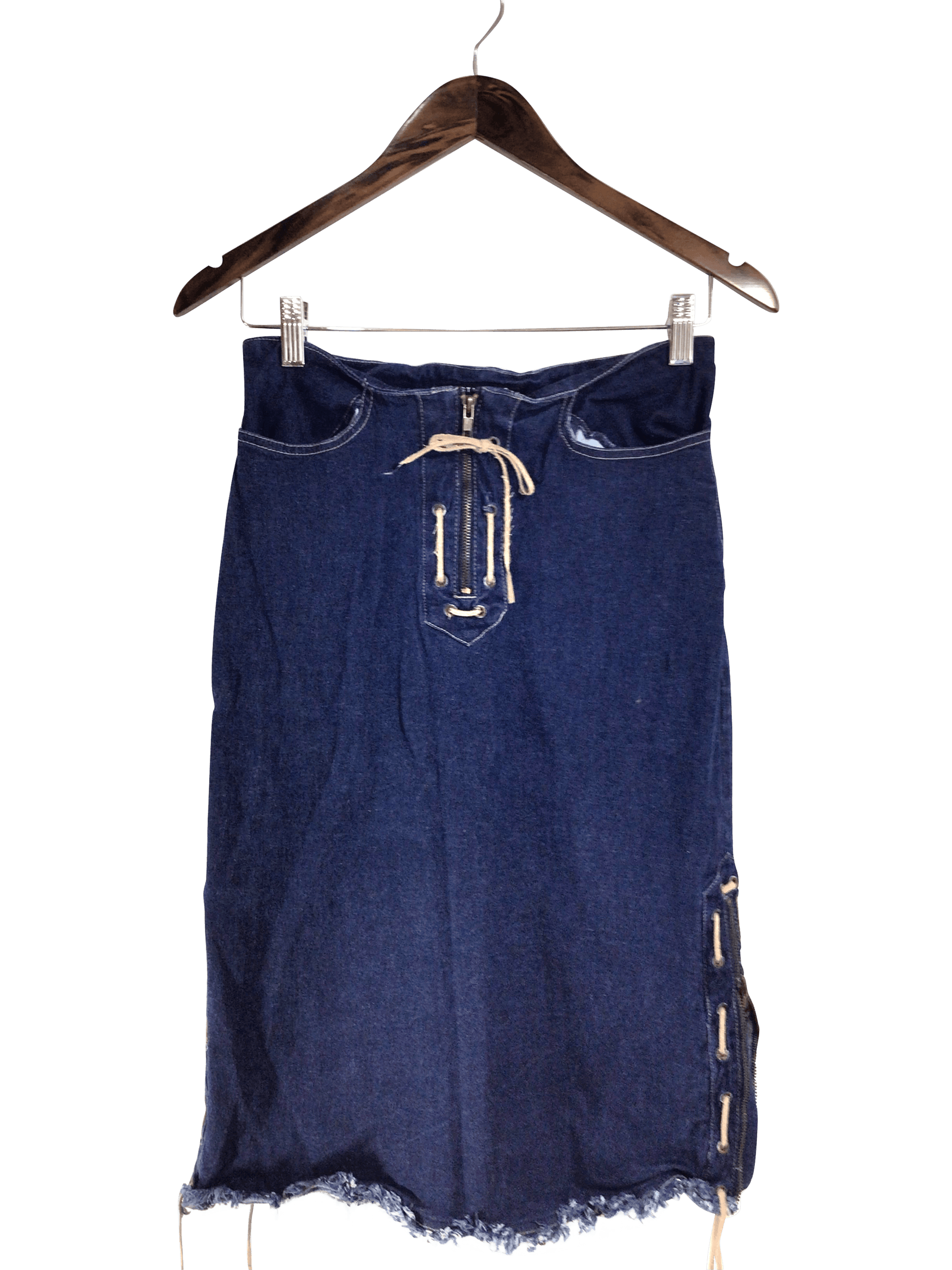 STARWEAR Women Denim Skirts Regular fit in Blue - 6 - Velora