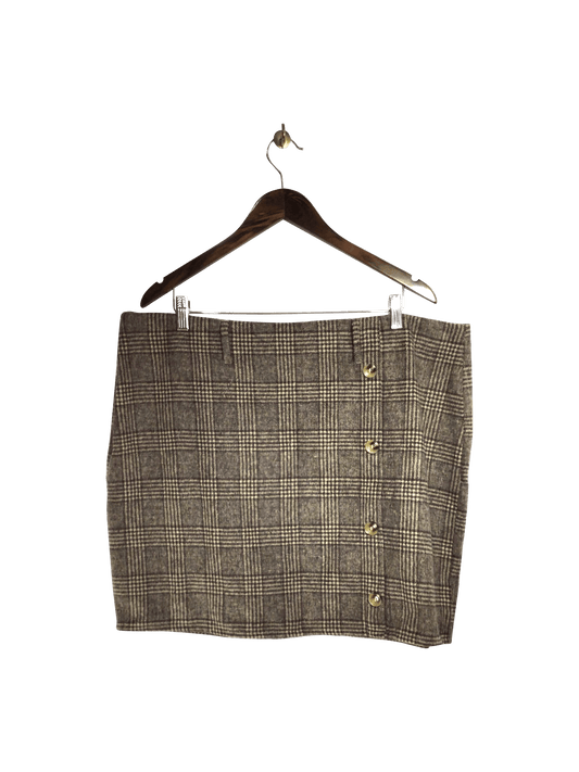 UNBRANDED Women Casual Skirts Regular fit in Brown - 3XL - Velora