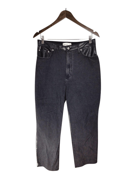 ABERCROMBIE & FITCH Women Straight-Legged Jeans Regular fit in Gray - 31 - Velora