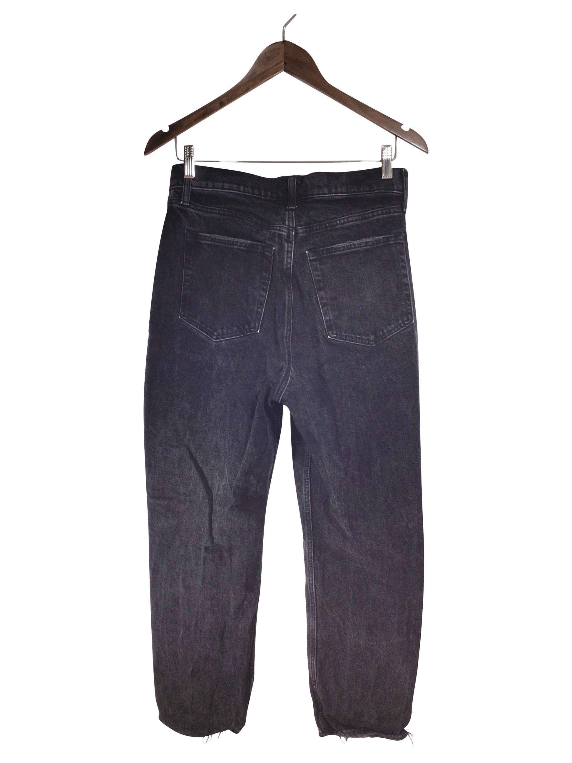 ABERCROMBIE & FITCH Women Straight-Legged Jeans Regular fit in Black - 28 - Velora