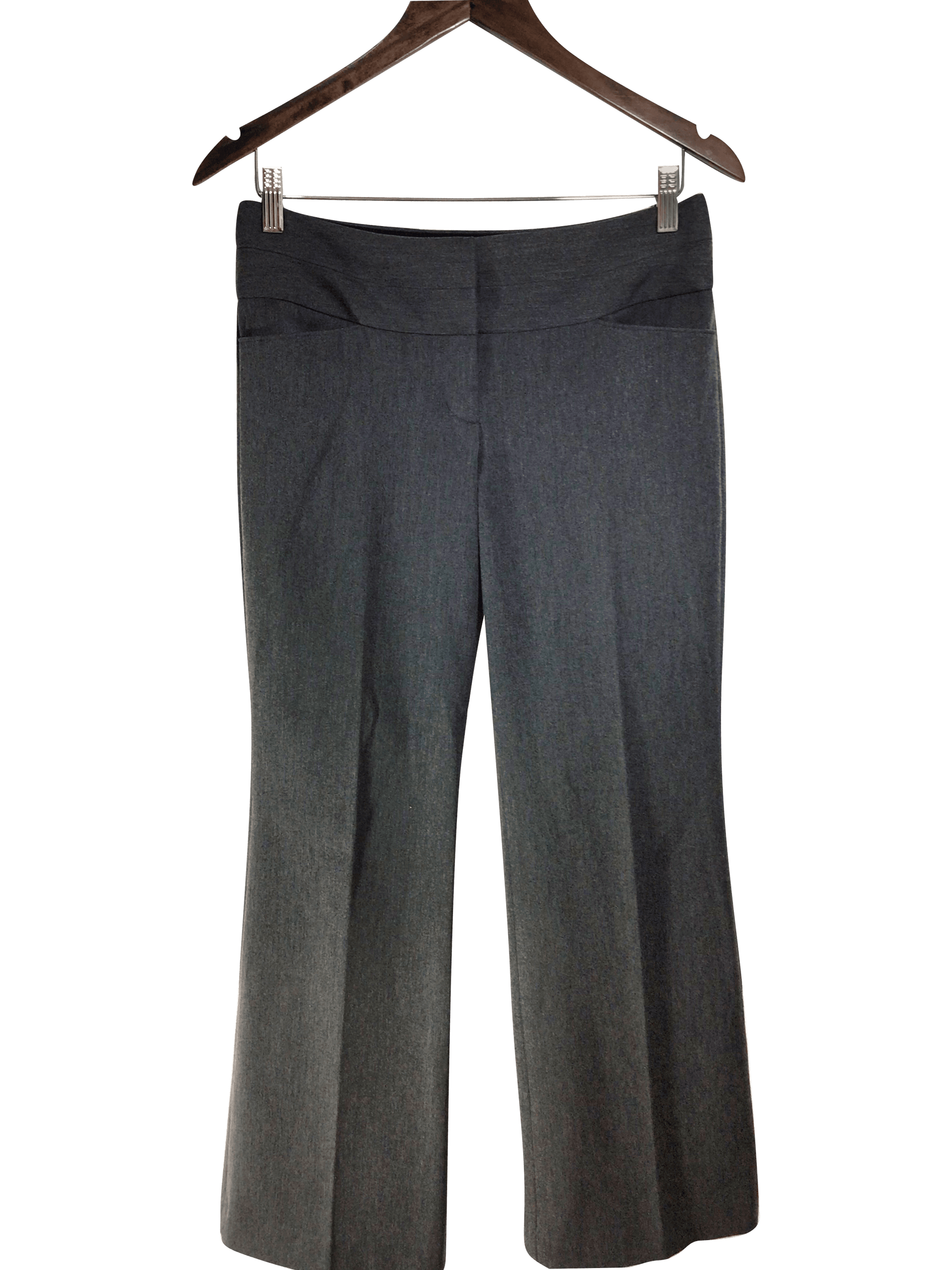 EXPRESS Women Work Pants Regular fit in Gray - 2 - Velora