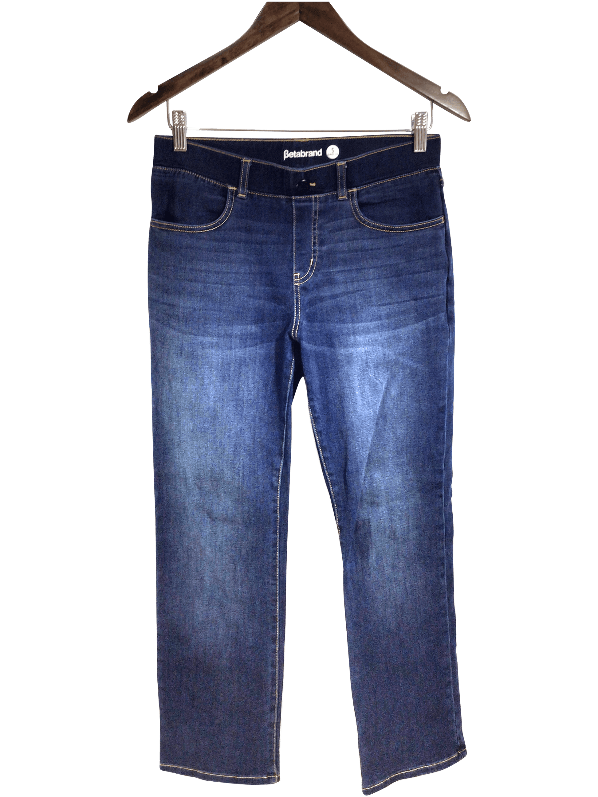 BETABRAND Women Straight-Legged Jeans Regular fit in Blue - S - Velora