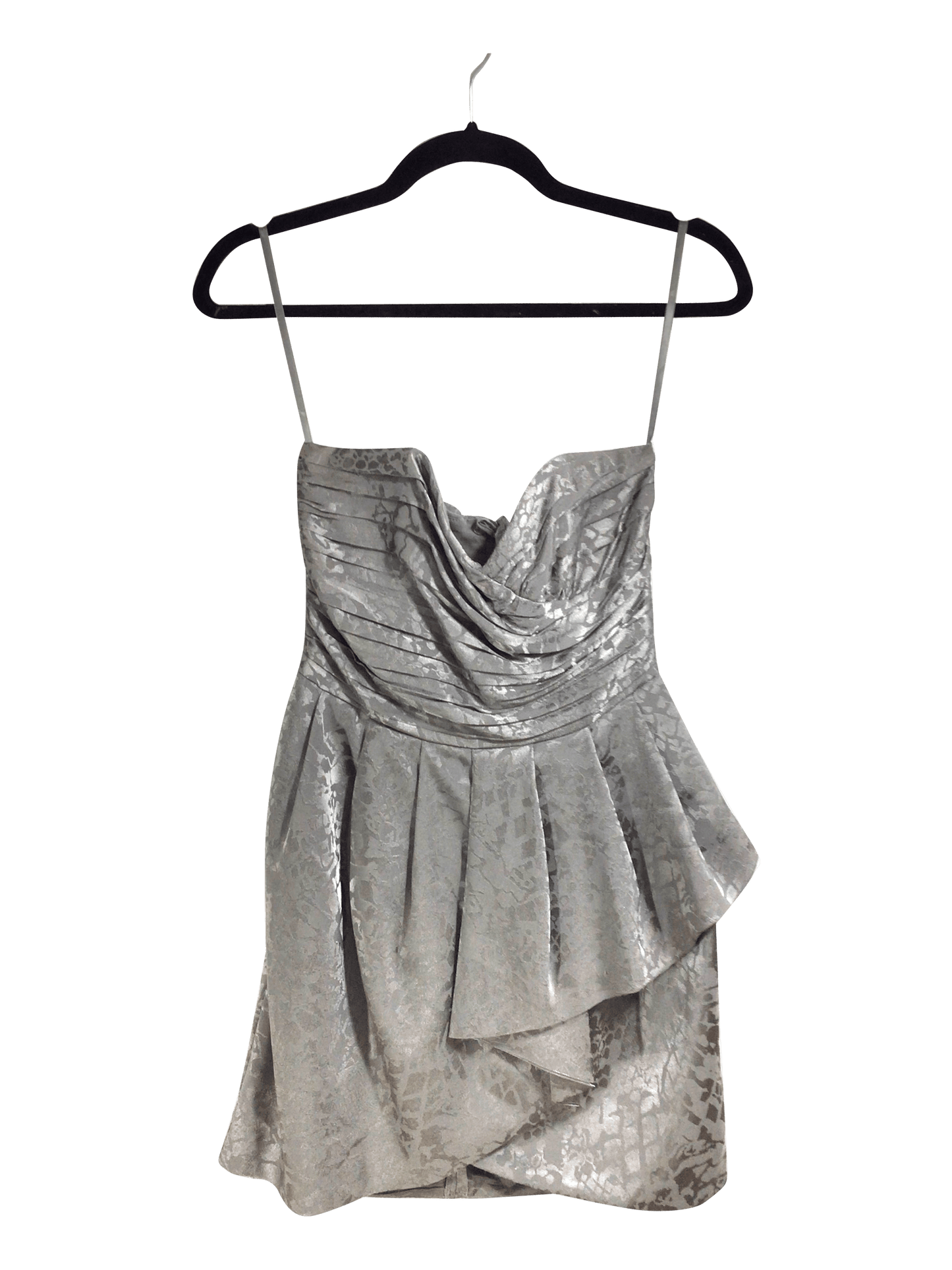 H&M Women Mini Dresses Regular fit in Gray - 4 - Velora