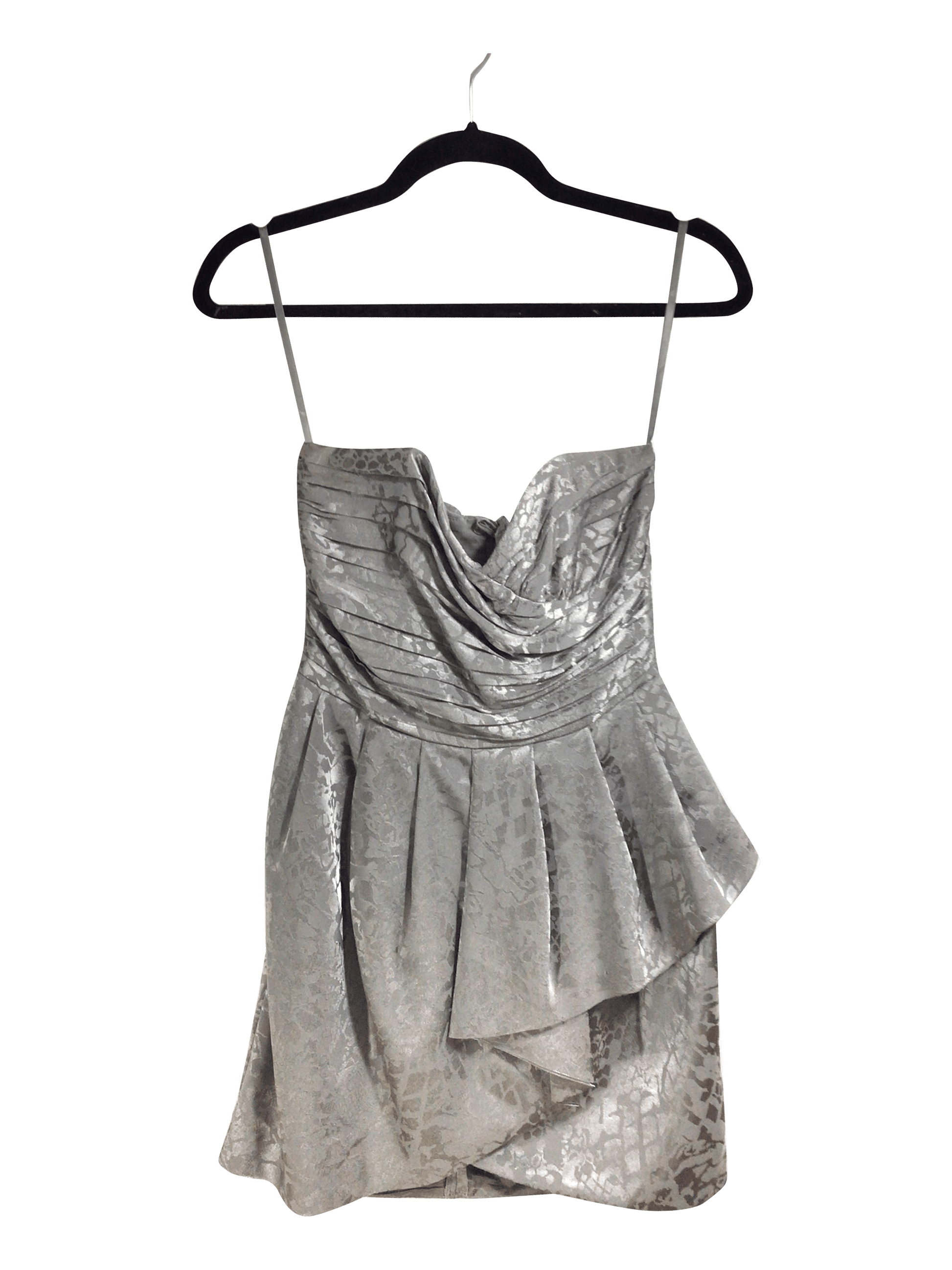 H&M Women Mini Dresses Regular fit in Gray - 4 - Velora