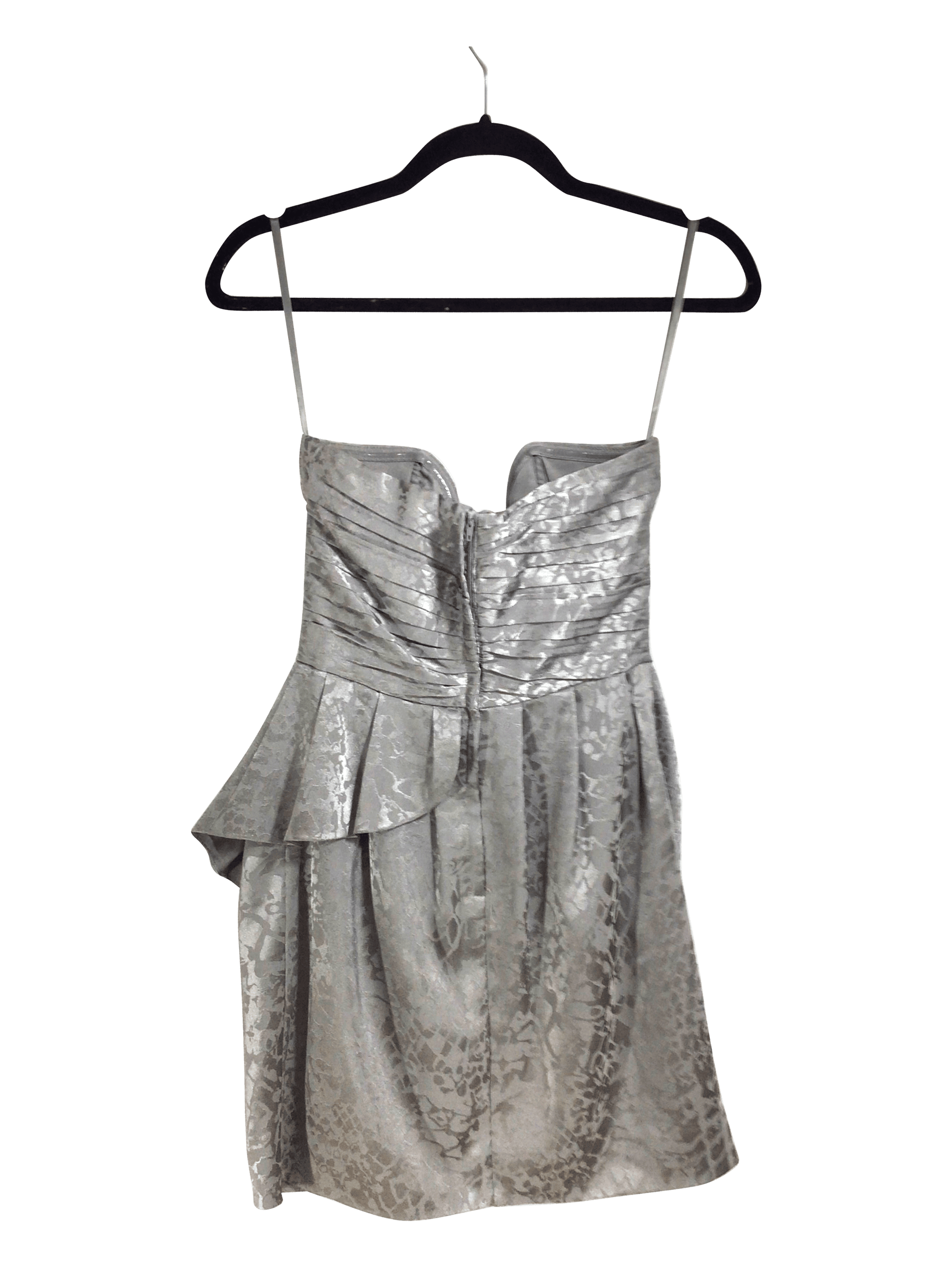 H&M Women Mini Dresses Regular fit in Gray - 4 - Velora