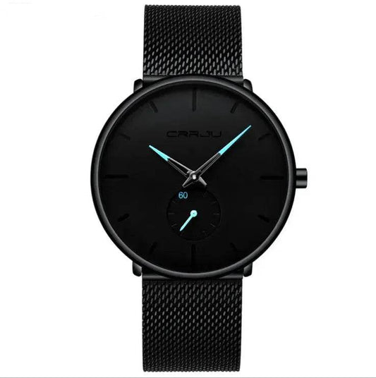Simple ultra-thin watch round mesh belt watch - Velora