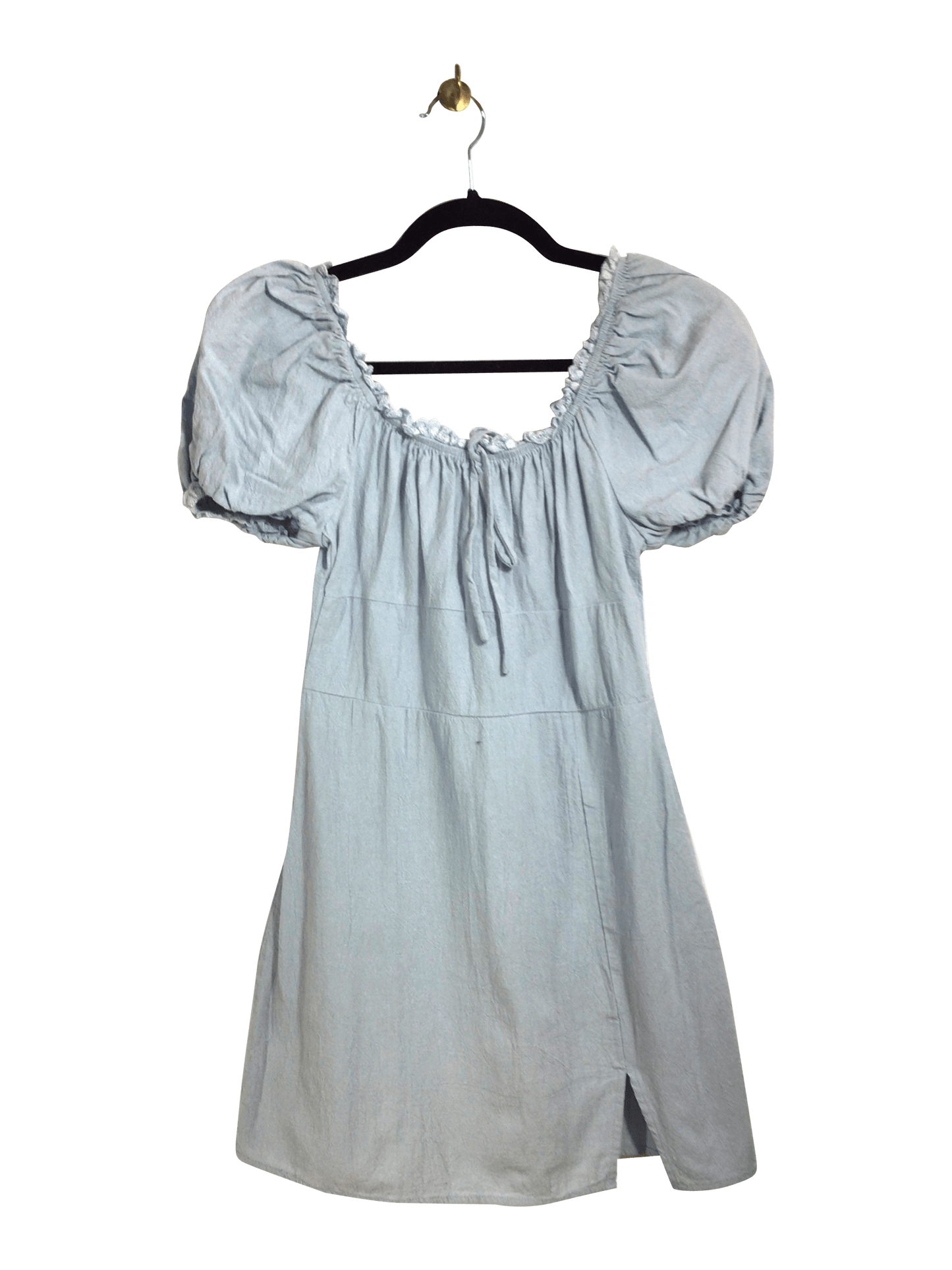 SHEIN Women Shirt Dresses Regular fit in Blue - XS - Velora