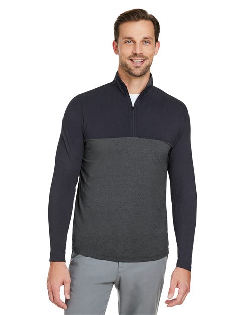 Men's Spyre Flex Colorblock Quarter-Zip Pullover - - 12755 - Velora