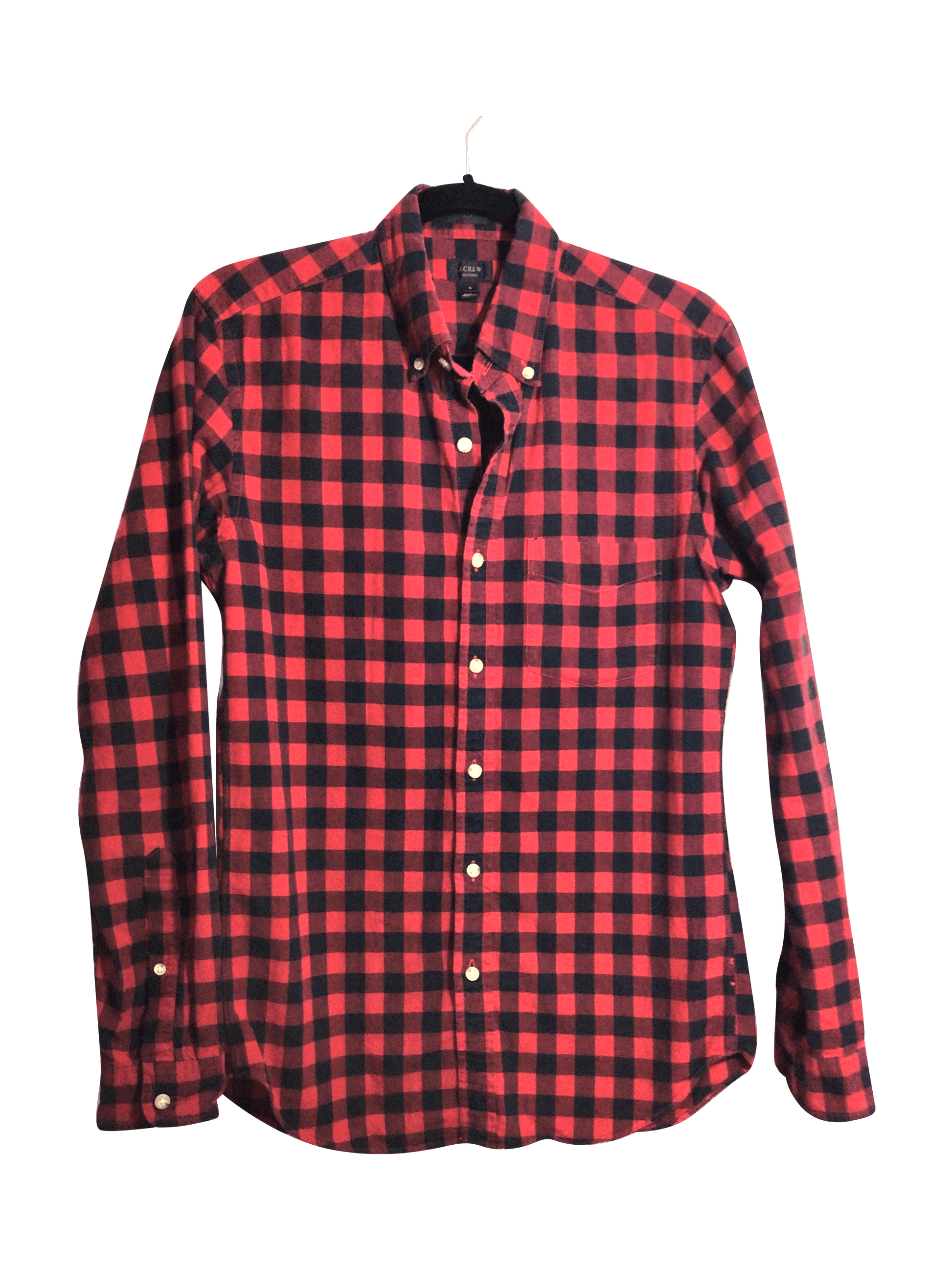 J. CREW Men Button Down Tops Regular fit in Red - S - Velora