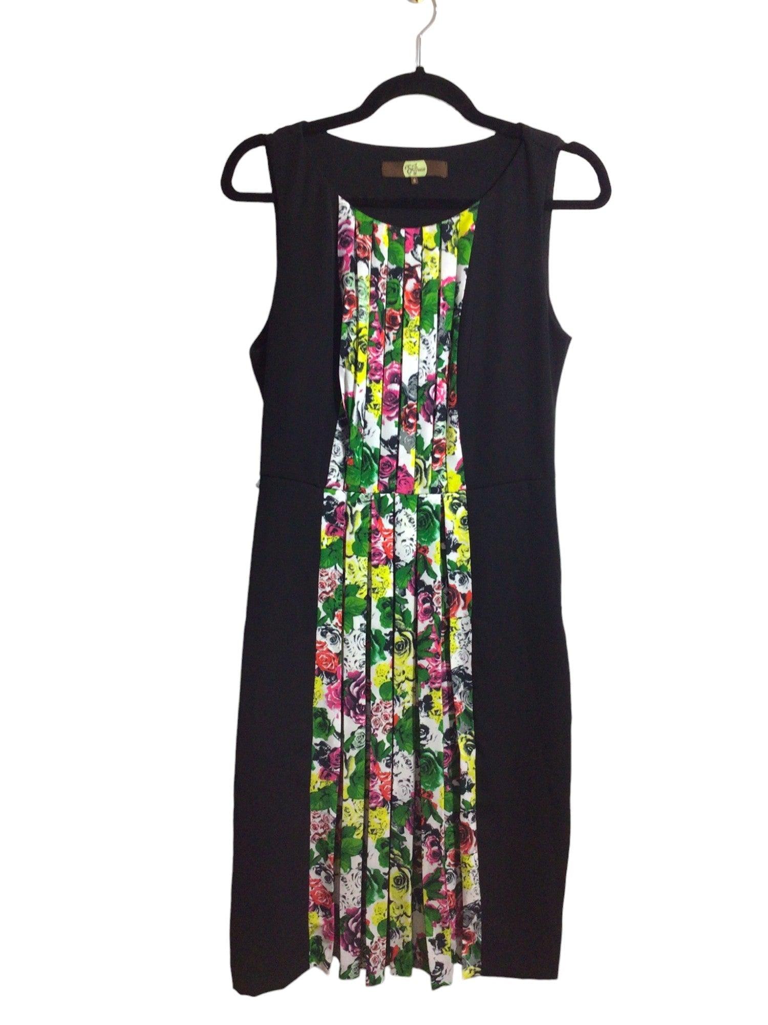 EVA FRANCO Women Shift Dresses Regular fit in Black - 6 - Velora